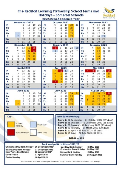 Calendar - Winsham Primary School